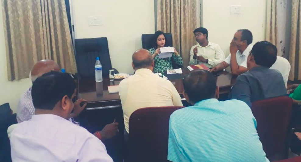 IAS Garima Singh, SDO, Ranchi meeting with