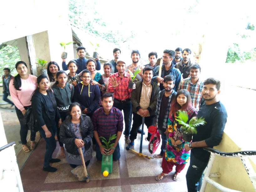 Plantation at Pahari Mandir by The Team Green